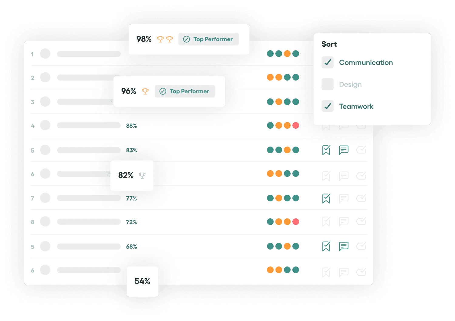 Grading and Results product screenshot