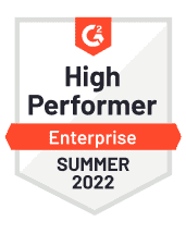 G2 High Performer Enterprise Summer 2022