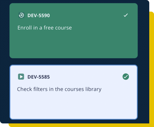 Jira-like bug tracking environment inside the Vervoe QA simulation