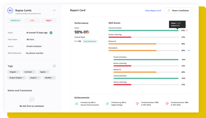 Cross-functional collaboration and issue escalation inside the Vervoe QA simulation