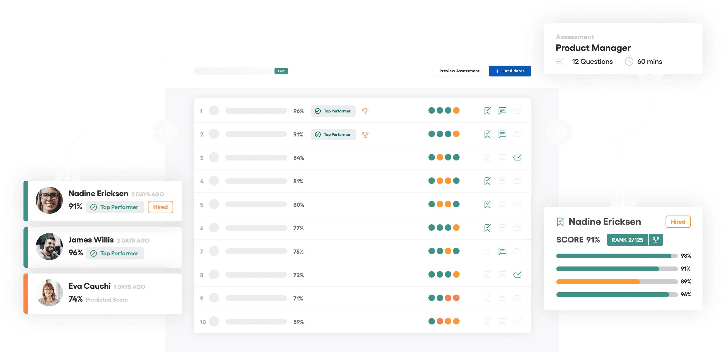 Vervoe features hero composite screenshot