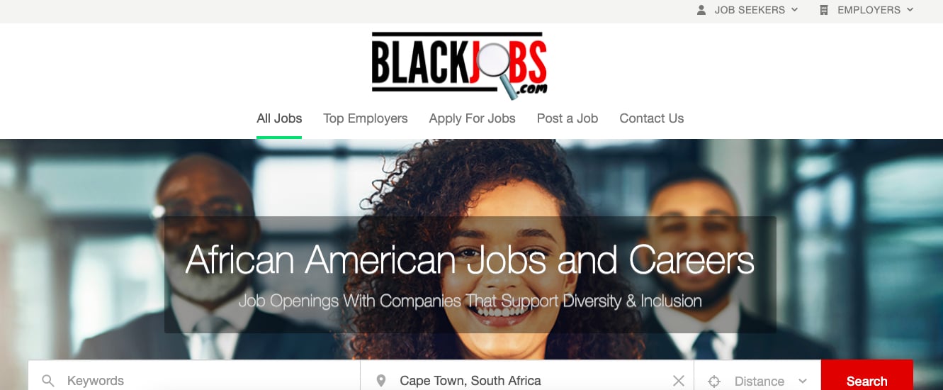 Blackjobs. Com minority job board