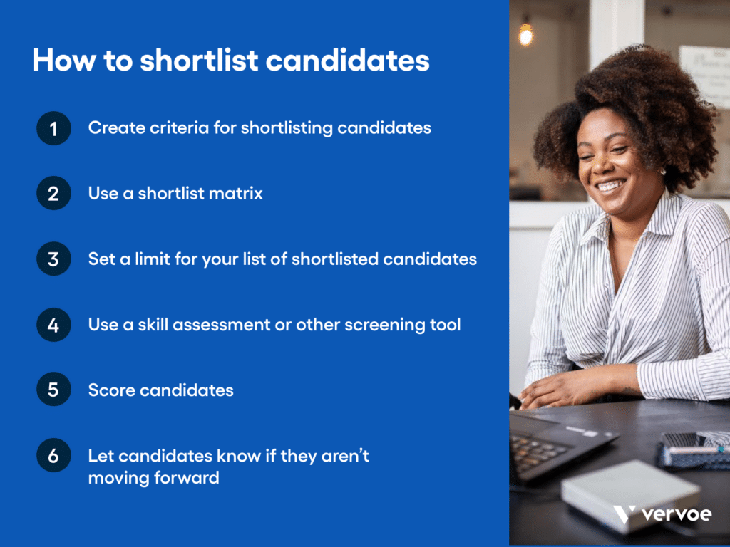 How to shortlist candidates