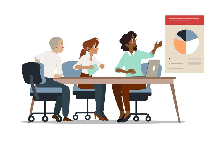 What’s the Difference Between Time To Hire vs Time To Fill? 1 Recruiters in a strategy meeting