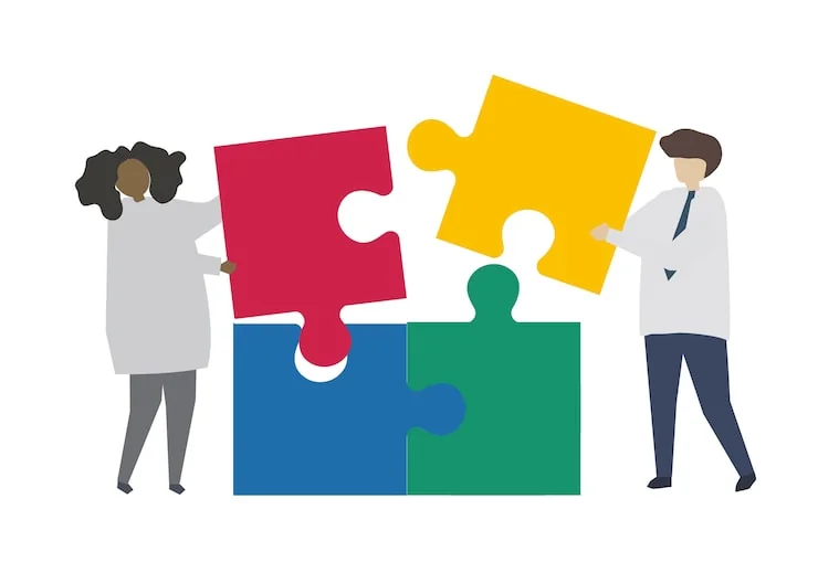 Why Job Fit Is Important in Hiring and How To Do a Job Fit Assessment 1 Animated persons working on a puzzle