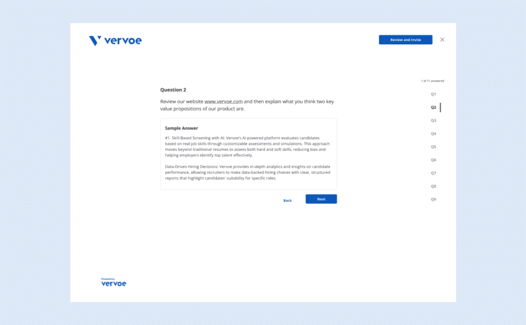 Meet vervoe’s ai assessment builder 2