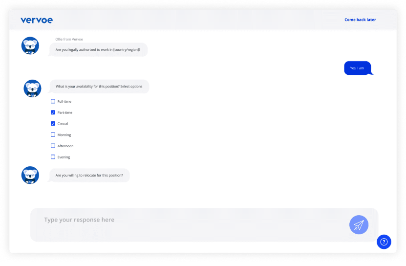 Chatbot screening 8