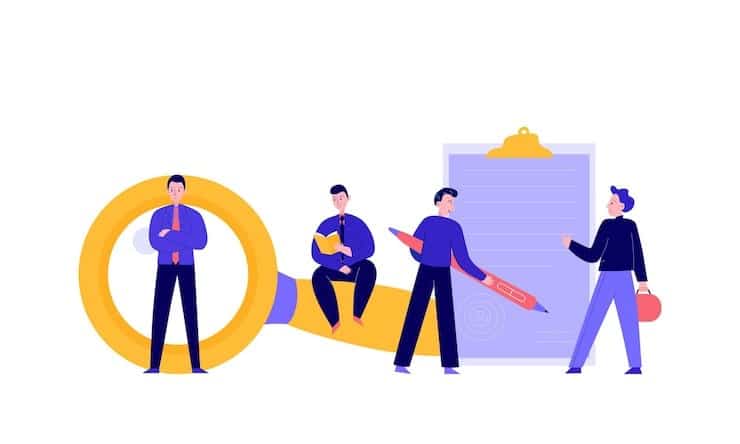 Shifting From Job Descriptions to Skills Profiles: A Step-By-Step Guide 2 A hiring team designing a skills profile